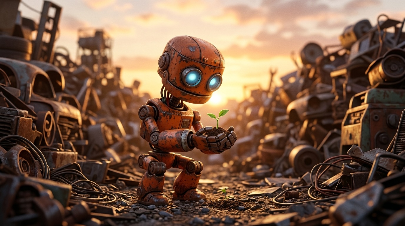Кадр из мультфильма в стиле Pixar, сделанного на нейросетях